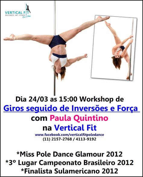 Vertical Fit Referência em Pole Dance Workshop de Pole Dance