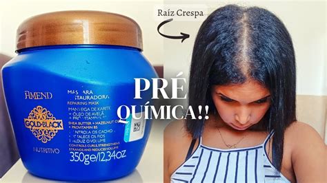 Pr Qu Mica Cabelo Crespo Alisado Youtube