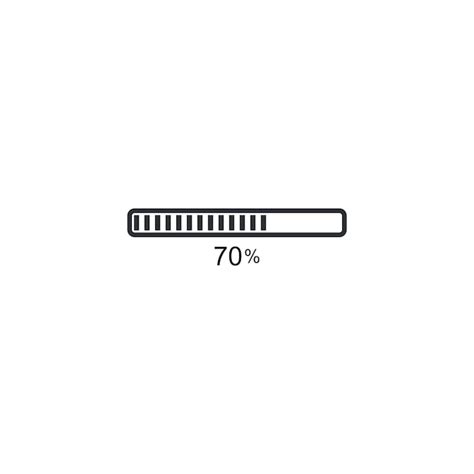 Premium Vector Loading Bar Icon Logo Template