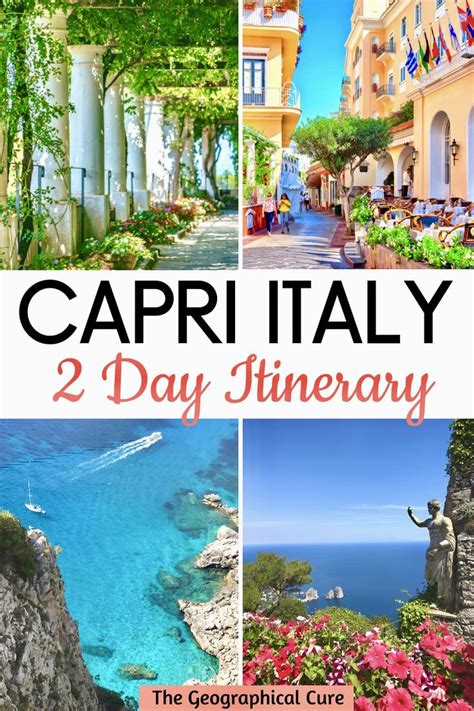 Days In Capri Itinerary Perfect Weekend Getaway Artofit