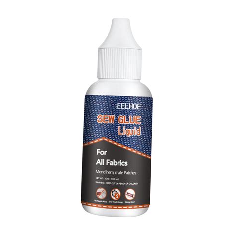 Fabric Glue Sew Glue Multipurpose 30ml Diy Reinforcing Liquid Clothing Glue For Textile Denim