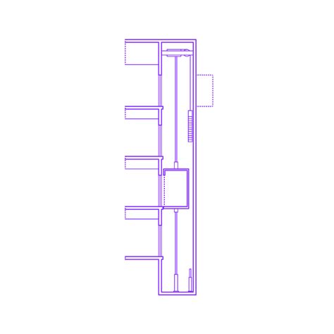 Machine Room Less Elevators Lifts Dimensions Drawings Off