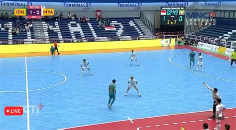 Hasil Babak Pertama Timnas Futsal Indonesia Vs Myanmar Di Asean Futsal