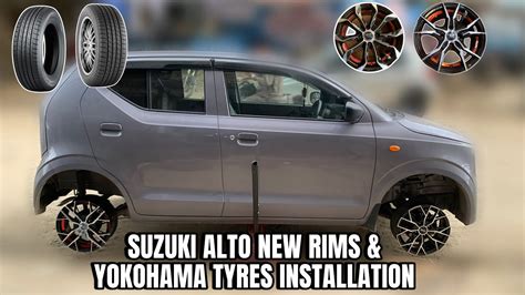 suzuki alto  yokohama tyres   alloy