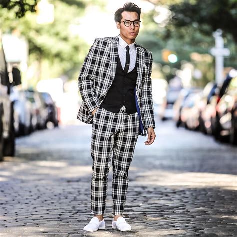 Best Tailored Checkered Suits For Men Checkered Suit Character