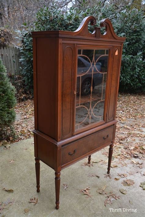 Before After My China Cabinet Makeover Using Beyond Paint Antique