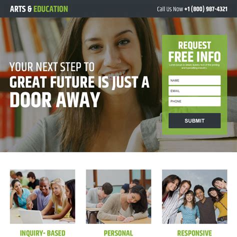 Best Education Landing Page Design Templates For Education Leads