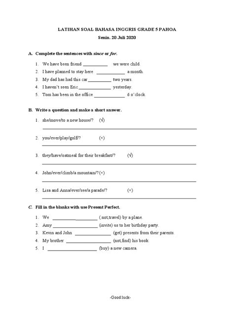 Grade 5 English Practice Questions Pdf