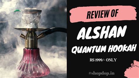 Review Of 10 Alshan Quantum Hookah With Travel Bag Setup And Smoke