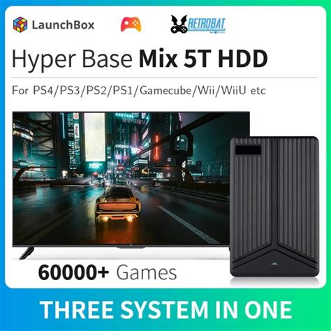 Mix T Hdd Launchbox Retrobat Playnite Portable External Game Hard