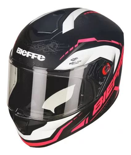 Casco Bieffe B 12 Naked Matte Black Pink MercadoLibre