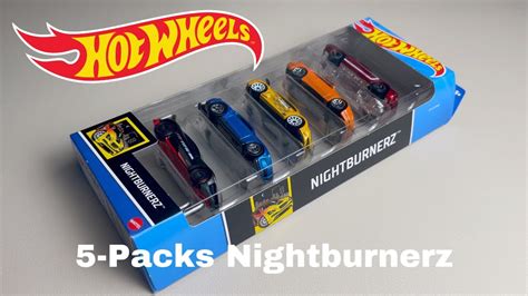 [2024] Nightburnerz Hot Wheels 5 Packs Youtube