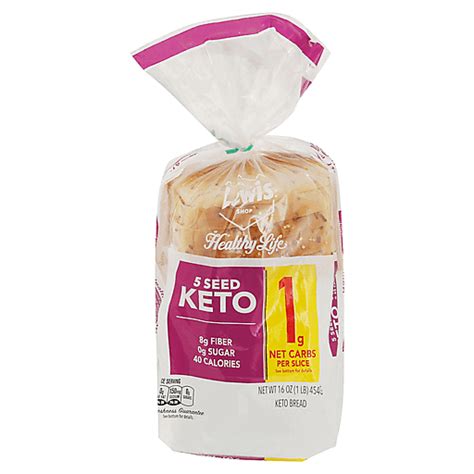 Healthy Life Keto Bread 5 Seed 16 Oz Bakery Carlie Cs