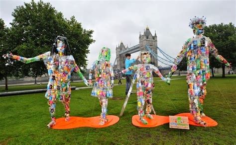 Recycled Plastic Sculpture