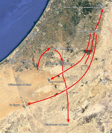 Gods Covenant With Abraham Map