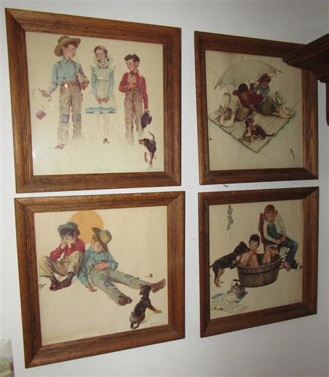 4 Norman Rockwell Prints