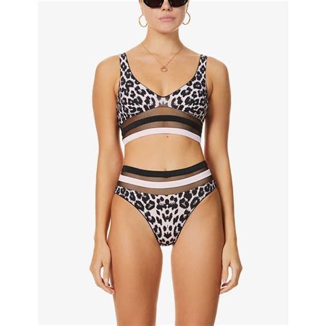 Agent Provocateur Swim Agent Provocateur Zenaya Pink Leopard Bikini