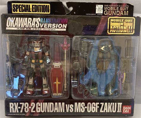 Bandai Ms In Action Mia Gundam Vs Zaku Ii Kunio Okawara