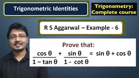 Prove That Cos Theta Tan Theta Sin Theta Cot Theta Sin Theta Cos