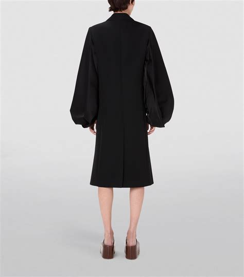 Womens Jw Anderson Black Oversized Balloon Sleeve Coat Harrods Uk