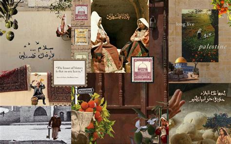 Palestine Aesthetic Collage Laptop Background Digital Download - Etsy