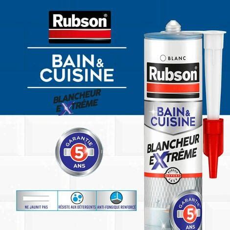 Rubson Mastic Bain Cuisine Blancheur Extr Me Mastic Tanche Et Anti