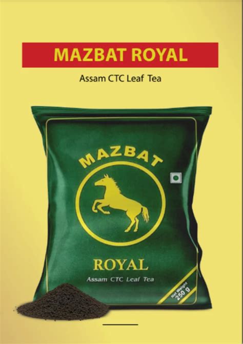 Packaging Size 250 G Mazbat Royal Assam Ctc Leaf Tea Leaves At ₹ 520kg In Kolkata