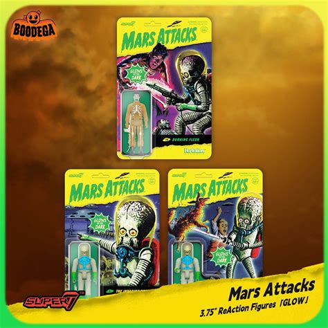 【撒旦玩具 Satantoys】預購 Super7 經典電影【星戰毀滅者 Mars Attacks】 夜光 吊卡套組 蝦皮購物