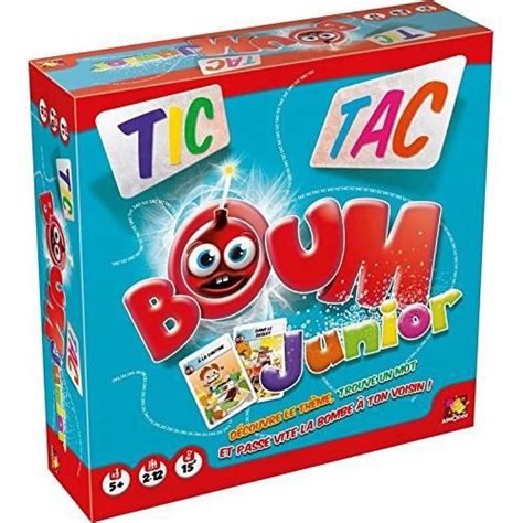 Asmodee Ttbj Tic Tac Boum Junior Jeu Enfants Cdiscount Jeux