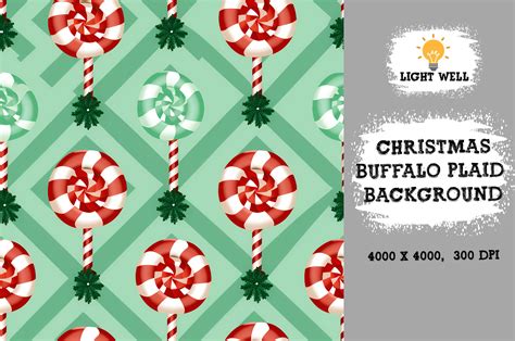 Christmas Buffalo Plaid Digital Paper Graphic By LightWell Creative