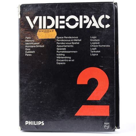 Philips Videopac Pairs Space Rendezvous Logic Wts Retro