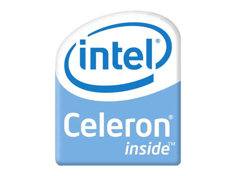 intel celeron logo vector  logowik