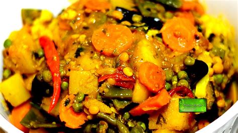 Mix Vegetable Sabji Bangladeshi Labra By Deeba S Recipe Mix Veg Recipe Mix Vegetable