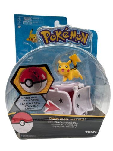 Tomy Pokemon Throw N Pop Duel Pikachu Pokeball Cubone Off