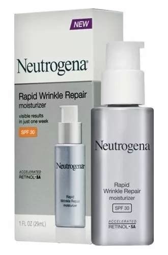 Crema Moisturizer Broad Spectrum Spf 30 Neutrogena Rapid Wrinkle Repair Para Piel Normal De 29ml