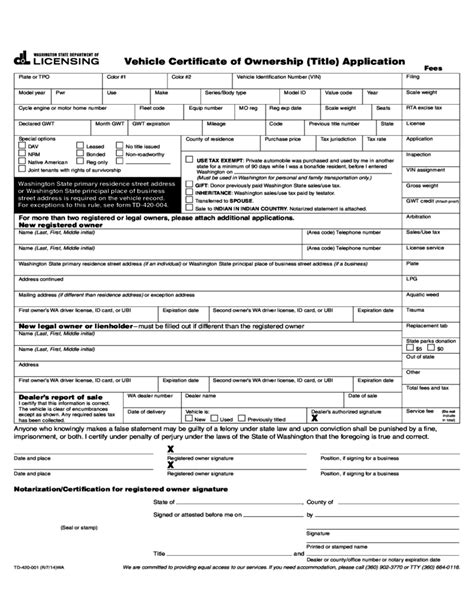 Application For Certificate Of Ownership Nj