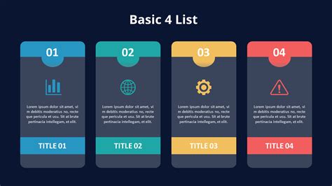 4 Blocks List Diagram