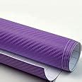 Amazon Diyah D Purple Carbon Fiber Film Twill Weave Vinyl Sheet