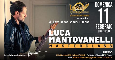 Lizard Torino Accademia Musicale Luca Mantovanelli Masterclass