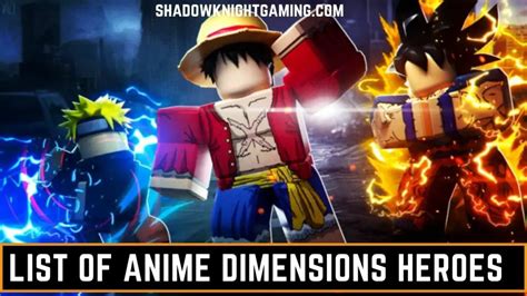 Share 80 Anime Dimensions Simulator Latest In Duhocakina