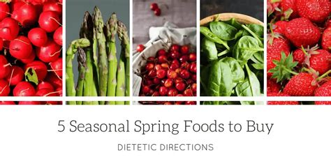 5 Seasonal Spring Foods to Buy! | {Dietitian Blog}