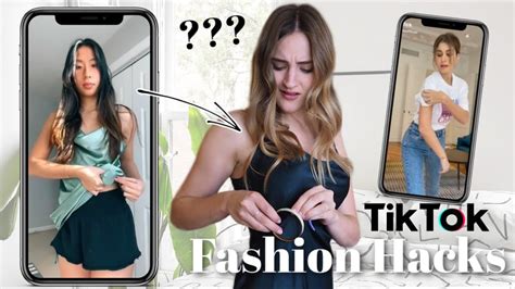 Testing Viral Tiktok Fashion Hacks I Feel Lied To Youtube