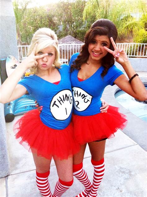 Thing 1 And Thing 2 Couples Costumes Couples Costume Ideas