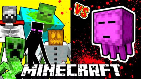 Shulker Ghast Vs Mutant Monsters In Minecraft Youtube