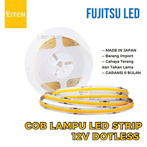 Promo Led Strip Cob Dotless V Meter M Led Ip Indoor Japan