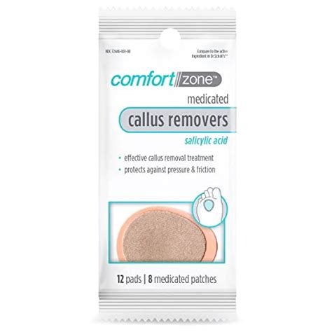 Comfort Zone Medicated Callus Removers, Effective Callus Removal ...