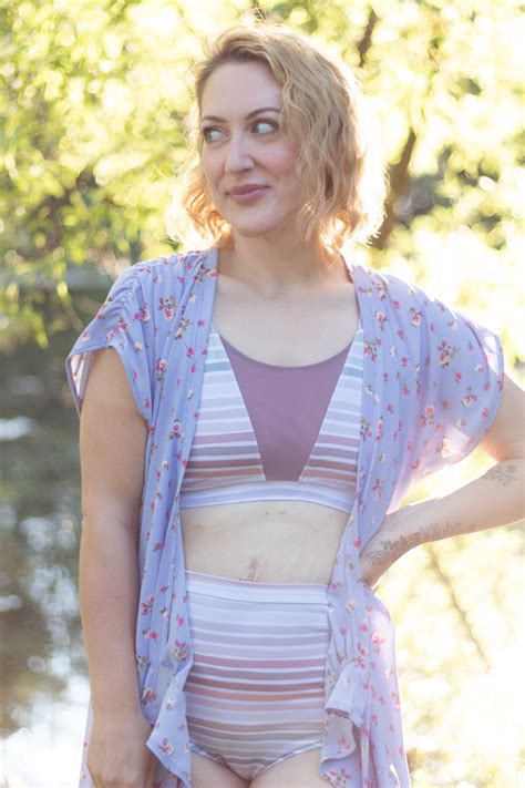 Adult Hibiscus Bikini Tankini Digital Sewing Pattern