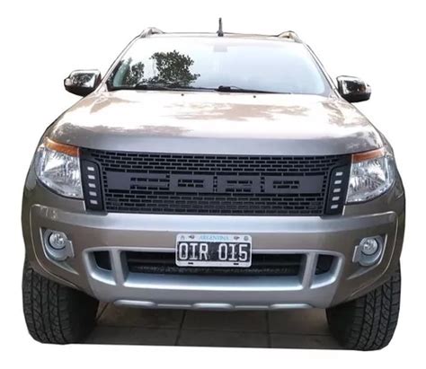 Parrilla Frontal C Leds Tipo Raptor Ford Ranger Meses Sin