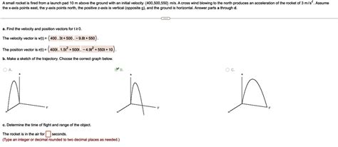 SOLVED: The rocket is in the air for t seconds. The range of the object ...