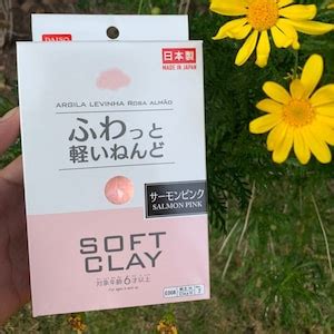 Light Pink Salmon Daiso Soft Clay Etsy